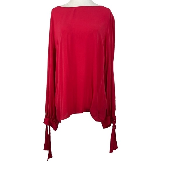 BANANA REPUBLIC WOMEN'S BOAT NECK WITH LONG TIE SLEEVES - Picture 1 of 10